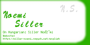 noemi siller business card